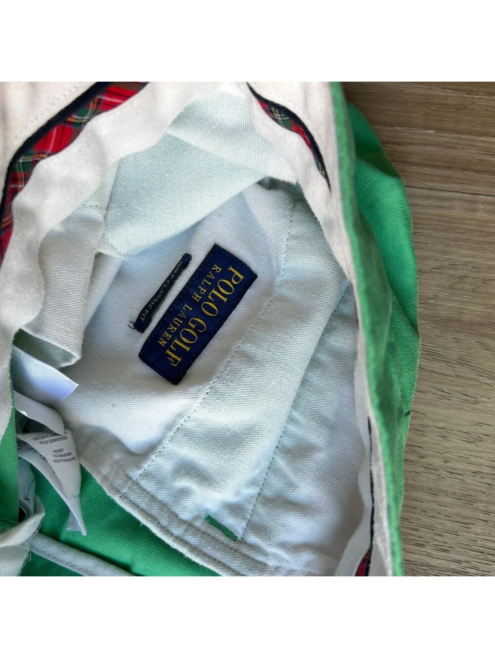Polo Golf Ralph Lauren Green Chino Golf Shorts Men's W30